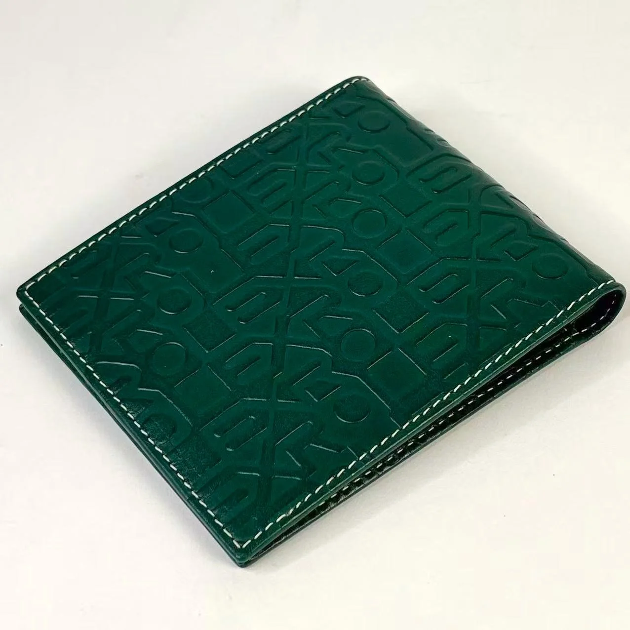 Rolex Green Leather Bifold Wallet with Crown Logo and Original Box Rolex Green Leather Bifold Wallet with Crown Logo and Original Box